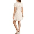 thumbnail image 3 of Unique Bargains Robe Décontractée à Manches Courtes Col Carré Imprimé Étoile Junior, 3 of 8