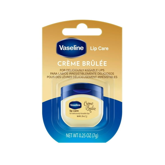 Vaseline Lip Balm For Instantly Soft Smooth Lips Creme Bruuee Lip Balm Locks In Moisture To Improve Hydration 0.25 Oz