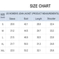 thumbnail image 5 of Womens Oversized Jean Jacket Casual Button Up Denim Overshirt Trendy Long Sleeve Denim Jacket Coat, 5 of 9