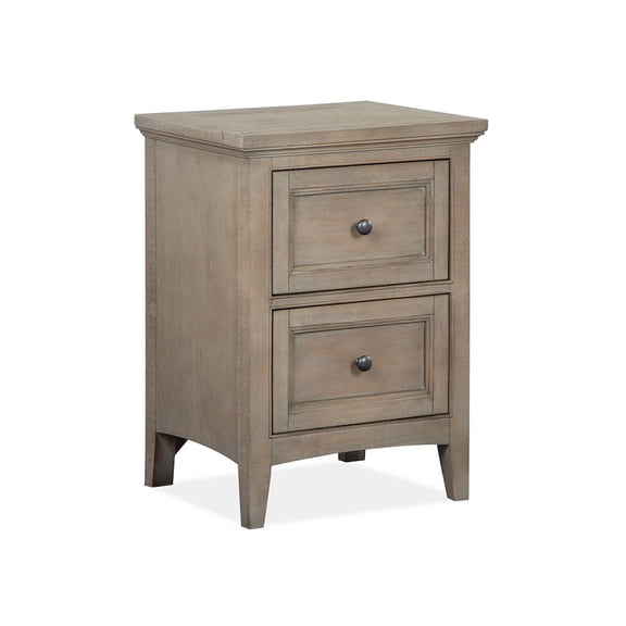 Magnussen Home Paxton Place Dovetail Grey Small Drawer Nightstand