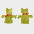 thumbnail image 2 of LEORX Light Green Cloth Hand Puppet for Kids and Adults Great for Story Telling and Decoration 7 inches, 2 of 8