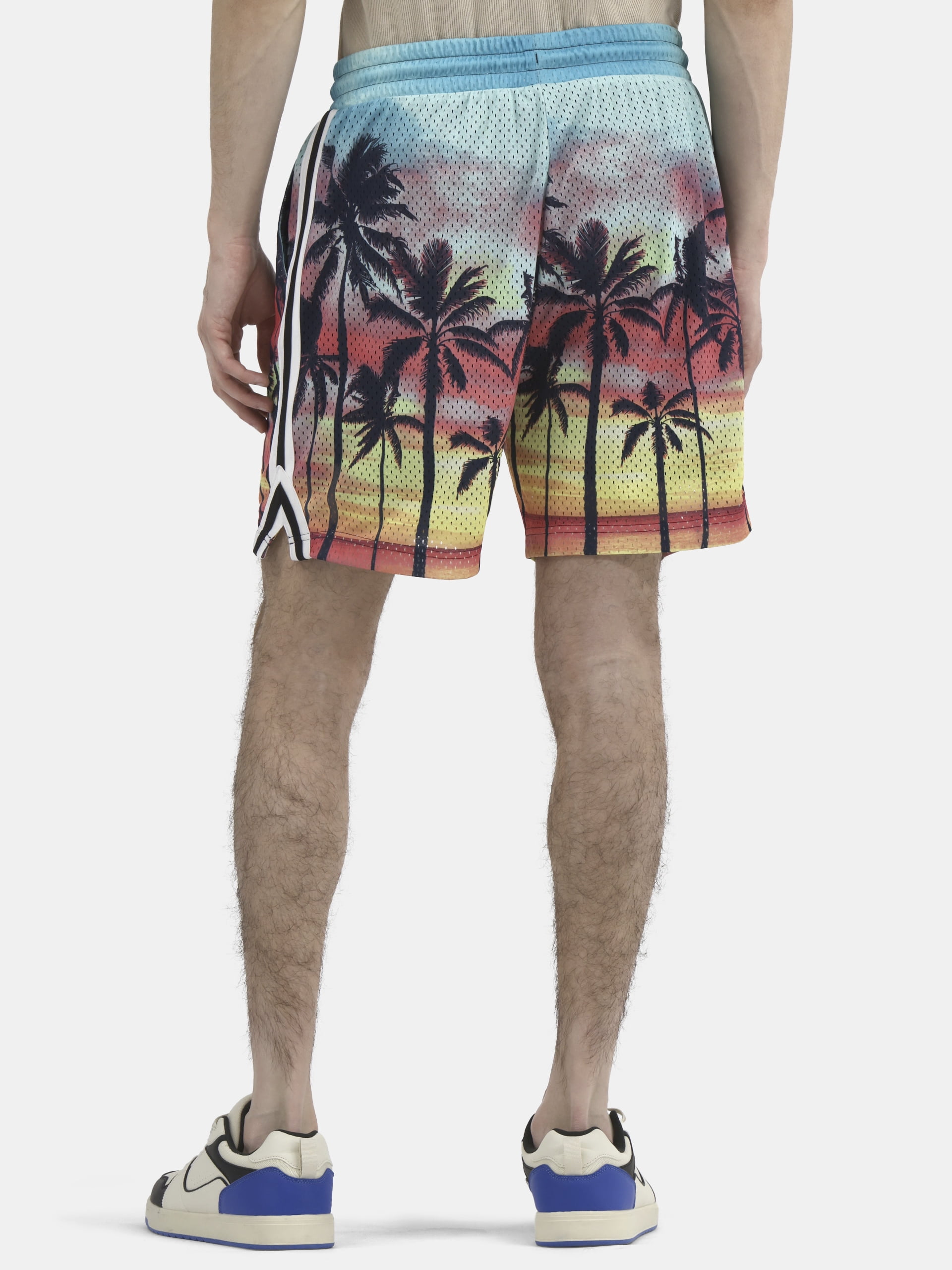 No Boundaries Men's & Big Men's Solid and Printed Mesh Shorts, Sizes XS-5XL