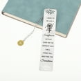 thumbnail image 4 of Unique Bargains Bookmark Book Marks for Reading Silver Tone Sunflower, 4 of 7