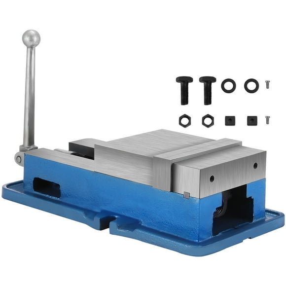 KFFKFF 6'' ACCU Lock Vise for Precision, Milling Vice with 6 Inch Jaw for Drill Press, Milling & Drilling Bench Clamp Vice