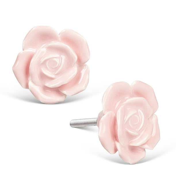 Set of 4 Rosette Knob