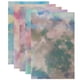 thumbnail image 3 of It sounds like you're describing a product listing for **faux craft sheets**, specifically **tie dye or rainbow PU (polyurethane) ** intended for, 3 of 5