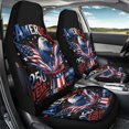 thumbnail image 3 of Uourmeti Polyester Fabric Car Seat Accessory for Automotive, Washable Stretchy Car Seat Covers, Patriotic Bald Eagle Print, 3 of 12