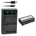 thumbnail image 1 of Kastar 1-Pack GEB211 Battery and LTD2 USB Charger Compatible with Geomax ZBA600 Geomax ZBA400 Geomax ZBA200 Geomax 724117 Survey Battery, Geomax Total Station Stonex R6 Stonex R6+ ZT20 ZT80 ZT80+, 1 of 6
