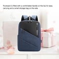 thumbnail image 7 of Vbsqjc Blue Waterproof Business Backpack with USB Charging Port Laptop Backpack 1Pc, 7 of 7