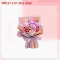 thumbnail image 4 of Ramo Rosas Jabón Morado, Rosas Preservadas En Caja Regalo, Arreglo Floral Lujo, Decoración Romántica, Ideal Día Madre, Valentín, Cumpleaños, 4 of 5