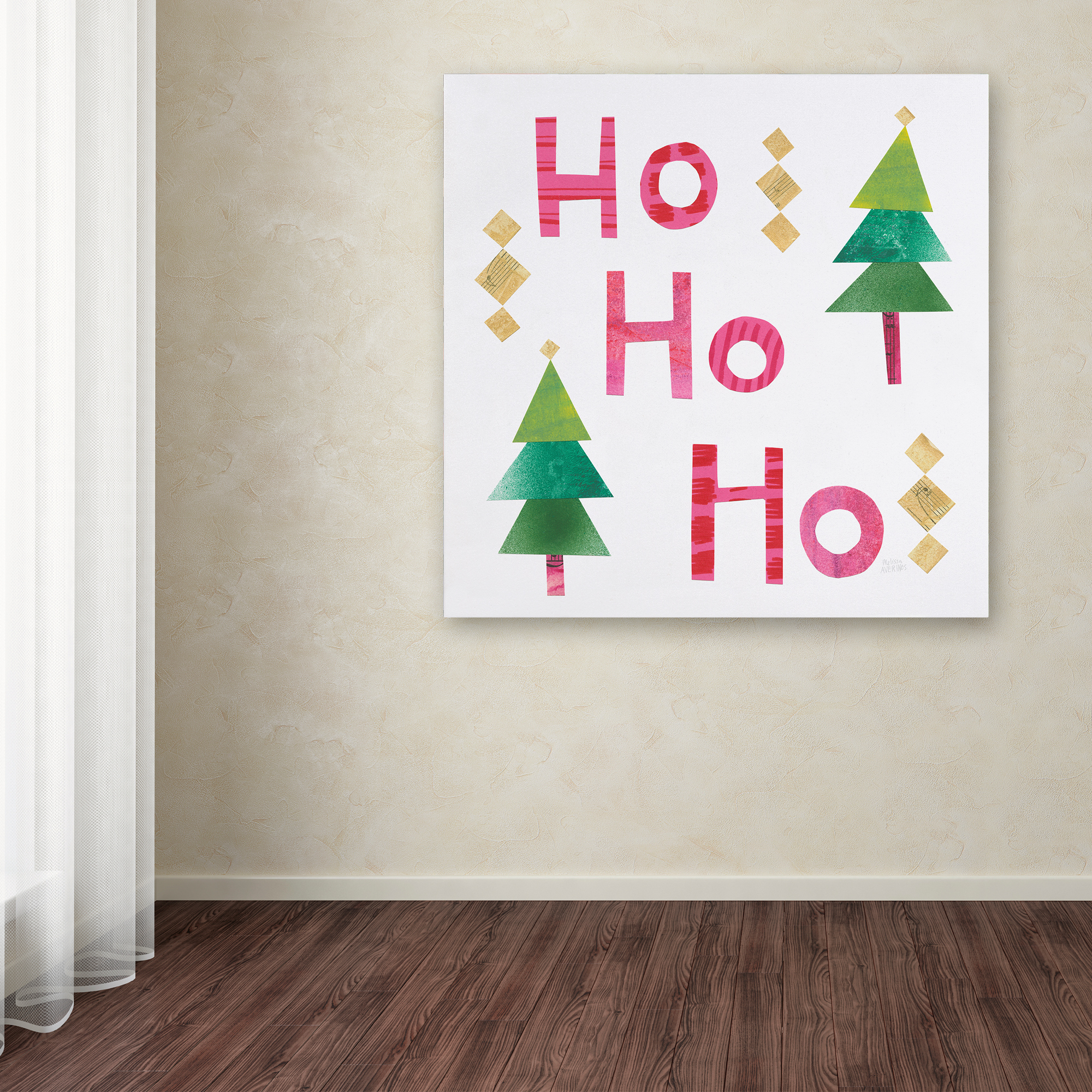 Trademark Fine Art 'Christmas Collage I' Canvas Art by Melissa Averinos