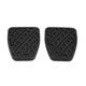 thumbnail image 2 of Almohadilla de pedal de embrague de freno, 1 par de cubiertas de almohadilla de pedal de embrague de freno de goma automática negro para Qashqai 2007-2016 46531JD00A, 2 of 14