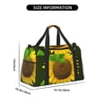thumbnail image 3 of Disketp Sunflower Bolsa de Viaje Tipo Duffle, Bolso de Mano para Fin de Semana para Mujer, Bolsa de Gimnasio Ligera para Hombre, Esencial para Viajes, 3 of 7