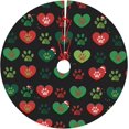 thumbnail image 1 of Falda para árbol de Navidad de 30 pulgadas, divertida alfombra para árbol de Navidad, falda para árbol de Halloween, adornos para árbol de Navidad de Halloween para interiores y exteriores de, 1 of 8