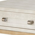 thumbnail image 4 of Alden Décor Brayden Faux Shagreen Console, Cream, 4 of 5