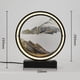thumbnail image 3 of Lámpara de mesa de arenas movedizas, cuadro artístico de arenas móviles dinámicas, reloj de arena redondo, paisaje de arena Negro Negro Blanco, 3 of 9