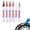 6 Colors-A, variant on 12 Colors Waterproof Tire Paint Pen, Oil-Based Permanent Markers with Medium Tip, Quick Dry Multi-Surface Paint Pens for Tires Metal Wood Plastic Glass