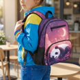 thumbnail image 3 of Jeiento Lightweight Toddler Backpack for Girls, Cute Panda 13.5 Inch Preschool Bag, Kids School Backpack with 2 Front & 2 Side Mesh Pockets, 3 of 7