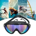 thumbnail image 1 of Gafas de natación de marco grande Gafas de natación selladas elásticas para deportes acuáticos (negro), 1 of 9