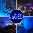 thumbnail image 2 of CADODIS Chill Neon Sign LED Light Bedroom Man Cave Bar Wedding Party Room Decor USB Powered Dimmable King Light up Sign Kids Teen Boys Room, 2 of 5