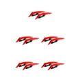 thumbnail image 1 of relayinert Plastic Aerodynamic Spoiler Wing Moto 250SR Sticker Motorcycle Motorcycle Motorcycle Accessories red 5Set, 1 of 6