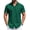 Dark Green, variant on COOFANDY Men Dress Shirt Short Sleeve Casual Button Down Shirt Summer Beach Shirts Wrinkle Free Shirt