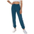 thumbnail image 5 of Girls' Sweatpants Straight Leg Casual Baggy Joggers Loose Athletic Lightweight Pants with Pocket 6-12 Months 12-24 Months 2t 3t 4t 5t 6t 7t 8t 9t Children(Navy,1-2 Years), 5 of 8