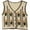 6 coffee colors, variant on Boho Women Crochet Knit Vest Waistcoat Vintage Colorful Floral Pattern Sleeveless Cardigan Jacket Hippie V-Neck Crop Top