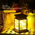 thumbnail image 5 of Luz solar pequeña para palacio, luz led pequeña para viento, luz de jardín, luz de noche, lámpara de araña impermeable, linterna de vela de simulación, 5 of 5