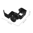 thumbnail image 2 of unbranded Soporte Negro Ajustable Para Organizador De Escritorio Con Gancho Para Bolsa Y Auriculares, 2 of 8