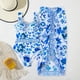 thumbnail image 1 of TaTaai Vintage Floral Bikini Set, Women's Ruffle Skirt Swimsuit with Adjustable Support, Two Piece Cover Up for Pool Party Gift, 1 of 9