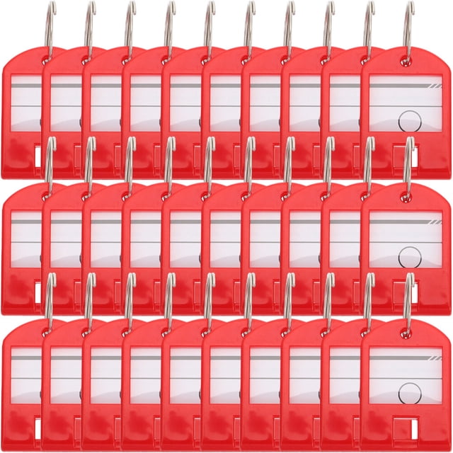 Miangastore Pendants ABS Red 35Pcs Rectangular 1.6x1.1x0.2in