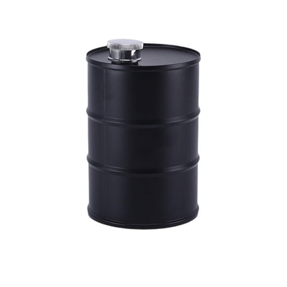 Vwrxbz Stainless Steel Wine Decanter 750ml Portable Flask Barrel Shape Leak Proof Rustproof for Camping Travel Outdoor