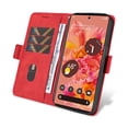 thumbnail image 4 of Compatible with Google Pixel 6 PU Leather Wallet Case with Card Holder Magnetic Closure Cover, 4 of 5