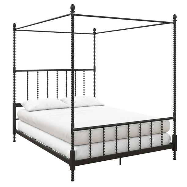 Dhp Anika Metal Canopy Bed Queen Size, Dhp King Bed Frame