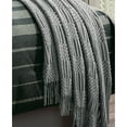 thumbnail image 5 of Riverbrook Home 10 PC Comforter Set, King, Black/Grey, Barkley, Striped, Polyfil Filling, Adult, 5 of 5