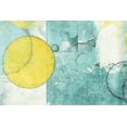 thumbnail image 2 of Grey, Jace 24x17 White Modern Wood Framed Museum Art Print Titled - Shape Abstractions, 2 of 4