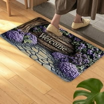 Cinvoph Front Door Rug Indoor Outdoor Entrance, Waterproof All-Season Doormat, Sturdy Fade Non-Slip, Easy Clean Puppy Printing Entryway Mat 16"x24"