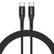 thumbnail image 1 of Cable USB USLION PD 60W tipo C a tipo C para XIAOMI poco f3 Plus mi 12 11 pro PD QC3.0 carga rápida usb c a usb c Cable de datos Tan Jianjun unisex, 1 of 2