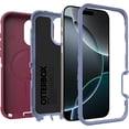 thumbnail image 2 of OtterBox iPhone 16 Pro Max (Only) Defender Series MagSafe Case - Velvet Orchard (Pink & Blue) - Case Only - Built-in Magnets - Screenless, Rugged & Durable, with Port Protection, Non-Retail Packaging, 2 of 9