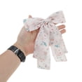 thumbnail image 5 of Unique Bargains 1 Pc Hair Barrettes Fashion Ink Wash Print Bow Hair Clip Pink, 5 of 5