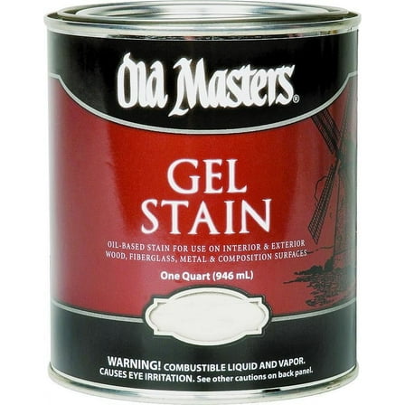 qt Old Masters 81004 Pickling White Gel Stain Oil-Based Stain