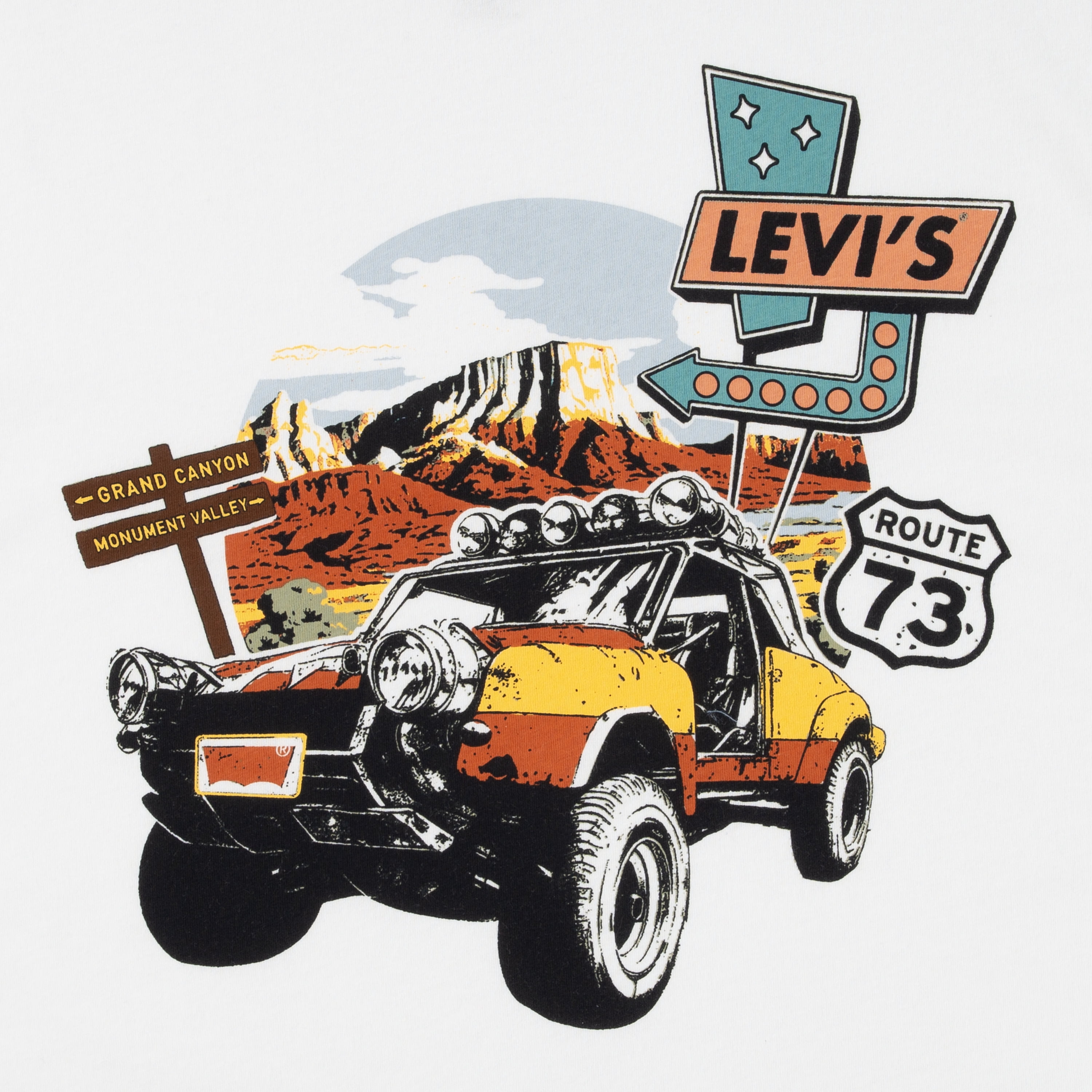 Levi's Little and Big Boys Graphic Tee with Short Sleeves, Sizes 4-20