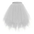 thumbnail image 4 of EnJoCho Girls Tutu Skirt 50s Vintag𝖾 Ballet Bubble Dance Skirts Cos-play Festival Party Skirts Flower Puffy Mesh Short Dress, 4 of 4