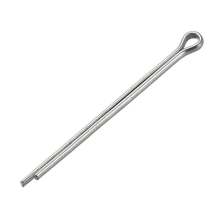 

Split Cotter Pin -3mm x 50mm 304 Stainless Steel 2-Prongs Silver Tone 60Pcs