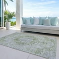 thumbnail image 6 of Addison Rugs Chantille Indoor/Outdoor Traditional Global Olive Washable Rectangle Rug, 3' x 5', 6 of 6