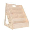 thumbnail image 2 of Luzkey Kids Bookshelf Wood Card Display Stand for Coloring Books Magazines Kid Room, 2 of 8