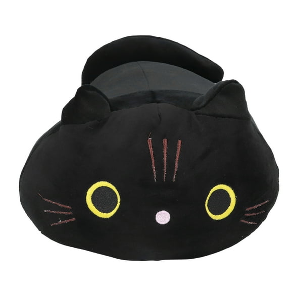 Stuffed Cat Pillow, Cartoon Cat Pillow Cotton Cute Tail Comfortable Touch Lovely Expression For Birthday Gift