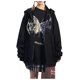 thumbnail image 1 of Gibobby Sudadera de terciopelo con cremallera Sueter Cardigan Women's Impressed Coat Sports Hoodie Loose Zipper Coat Femen's Coat （Negro， XL), 1 of 5