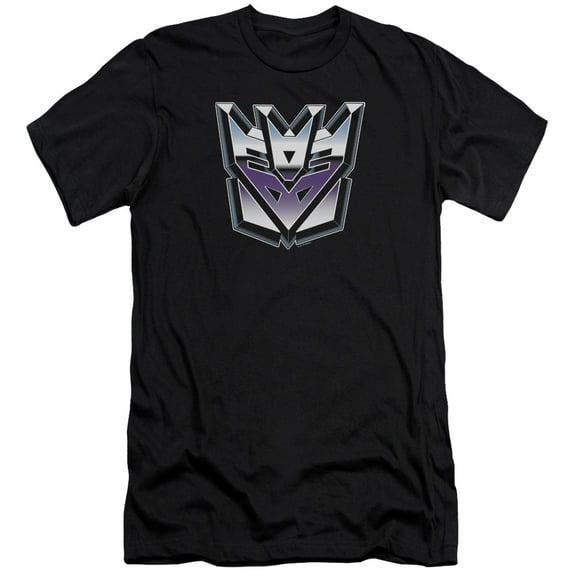 Transformers Decepticon Airbrush Logo S/S Adult 30/1 T-Shirt Black